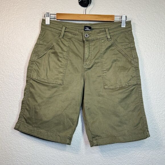 Kuhl Shorts Women 4 Green 9" Inseam Stretch Utility Hiking Active Travel Outdoor - Picture 1 of 8